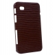 Hard Case Leder Donker Bruin voor Samsung P1000 Galaxy Tab