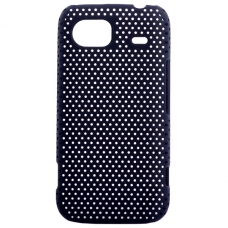 Hard Case Perforated Mesh Zwart voor HTC 7 Mozart