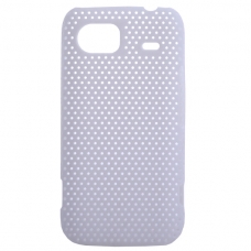 Hard Case Perforated Mesh Wit voor HTC 7 Mozart