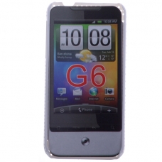 Hard Case Perforated Mesh Wit voor HTC Legend/Google G6