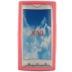 Hard Case Rubber Pink voor Sony Ericsson Xperia X10