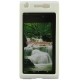 Hard Case Rubber Wit voor Sony Ericsson Satio (Idou)/U1