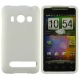 Hard Case Wit met Rubber Frame voor HTC Evo 4G