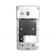 Sony Ericsson Aspen Middelcover Zilver