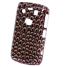 Hard Case Slangen Leder Bruin voor BlackBerry 9700 Bold