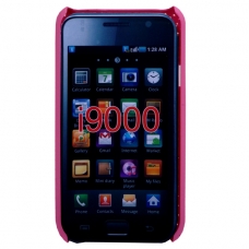 Hard Case Perforated Mesh Hot Pink voor Samsung GT-i9000 Galaxy S