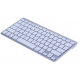 Draadloos Bluetooth QWERTY Toetsenbord Wit voor Apple iPad/ iPhone