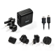 Dexim Travel Adapter Kit DCU058 voor BlackBerry (MiniUSB/MicroUSB)