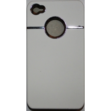 Hard Case Electro Style Wit voor Apple iPhone 4