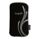 Bugatti Pouch SlimCase Zilver B Maat S Zwart