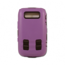 Hard Case Combo Design Paars/Zwart voor BlackBerry 9700 Bold