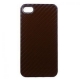 Hard Case Carbon Fiber Grain Zwart voor iPhone 4