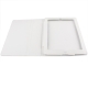 Lederen Beschermtas Flip met Houder Wit voor Apple iPad2/ iPad3/ iPad4