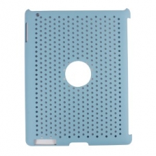 Hard Case Perforated Mesh Licht Blauw voor Apple iPad2
