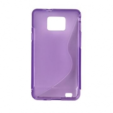 TPU Case S-Line Paars voor Samsung i9100 Galaxy S II