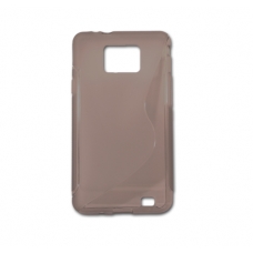 TPU Case S-Line Grijs voor Samsung i9100 Galaxy S II