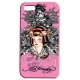 Ed Hardy Faceplate Geisha Pink voor iPhone 4/ 4S