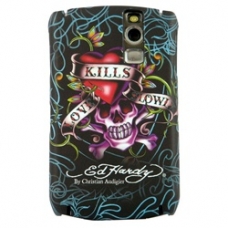 Ed Hardy Faceplate LKS Zwart voor BlackBerry 83xx Curve