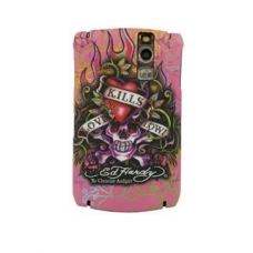 Ed Hardy Faceplate LKS Pink voor BlackBerry 83xx Curve