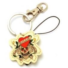 Ed Hardy Love Kills Slowly Sleutelhanger