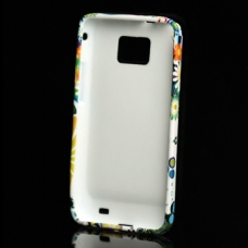 TPU Case Happy Flower voor Samsung i9100 Galaxy S II