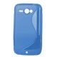 TPU Silicon Case S-Line Blauw voor HTC Chacha