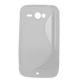 TPU Silicon Case S-Line Wit voor HTC Chacha