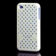Hard Case Perforated Blauw (3-in-1) voor iPhone 4/ 4S