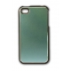 Hard Case Combo Metal Surface Baby Blauw voor iPhone 4/ 4S