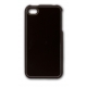 Hard Case Combo Metal Surface Zwart voor iPhone 4/ 4S