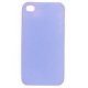 Silicon Case Xtremethin Mat Blauw (0.2mm) voor iPhone 4