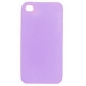 Silicon Case Xtremethin Mat Paars (0.2mm) voor iPhone 4