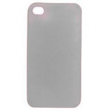 Silicon Case Xtremethin Mat Zwart (0.2mm) voor iPhone 4