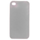 Silicon Case Xtremethin Mat Zwart (0.2mm) voor iPhone 4