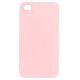 Silicon Case Xtremethin Mat Pink (0.2mm) voor iPhone 4