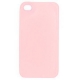 Silicon Case Xtremethin Mat Pink (0.2mm) voor iPhone 4