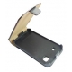 Leder Beschermtasje Elegant Flip Zwart voor Samsung i9000 Galaxy S