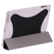 Hard Case Slim met Lederen Smart Cover Wit/Zwart voor iPad2
