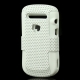 Silicon Case Duo Hard Perforated Wit voor BlackBerry 9900/9930