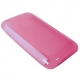 TPU Silicon Case Eco Cirkel Pink voor Apple iPhone 3G/ 3GS
