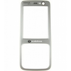 Nokia N73 Frontcover Zilver met Vodaofone Logo