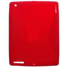 Silicon Case Durable Rood voor Apple iPad2/ iPad3