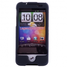 Hard Case Zwart met Rubber Frame voor HTC Legend/Google G6