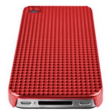 Hard Case Electro Chroom Cube Rood voor Apple iPhone 4