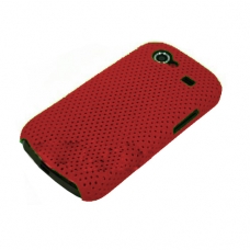 Hard Case Perforated Mesh Rood voor Samsung GT-i9020 Google Nexus S