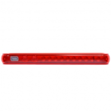 TPU Silicon Case Transparant Bubble Design Rood voor iPhone 4