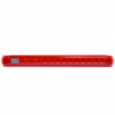 TPU Silicon Case Transparant Bubble Design Rood voor iPhone 4