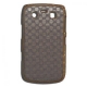 Hard Case Electro Deluxe Stippen Zwart/Goud voor BlackBerry 9700 Bold