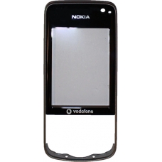 Nokia 6210 Navigator Frontcover Zwart met Vodafone Logo