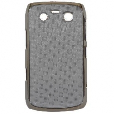 Hard Case Electro Deluxe Stippen Zwart/Zilver voor BlackBerry 9700 Bold